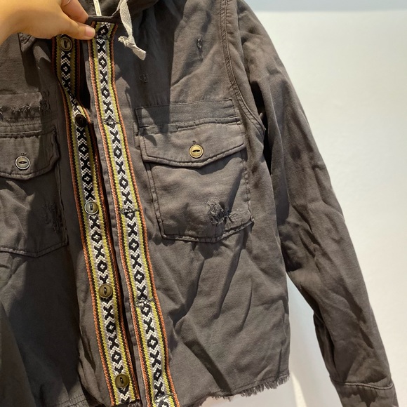 NWT Free People Weekend Wanderer Military Jacket - Picture 4 of 6